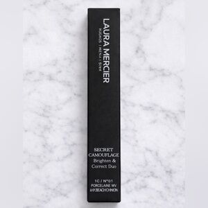Laura Mercier Secret Camouflage Brighten & Correct Concealer Duo 1C NIB